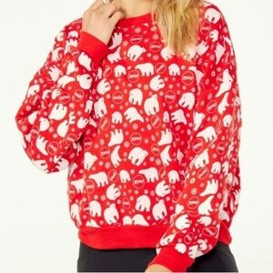 Wildfox Red Coca-Cola Sweater